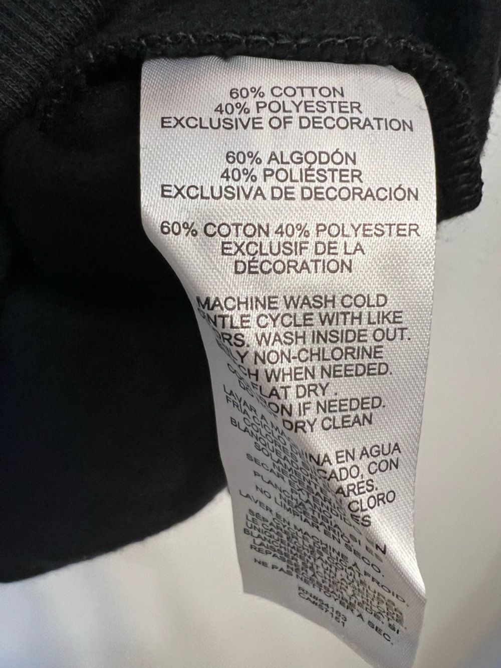 DKNY Sport Black Logo Crewneck Sweatshirt - Picture 5 of 5